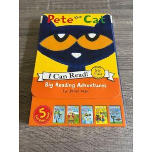Pete the Cat: Big Reading Adventures Box Set: 5 Far-Out Books in 1 Box